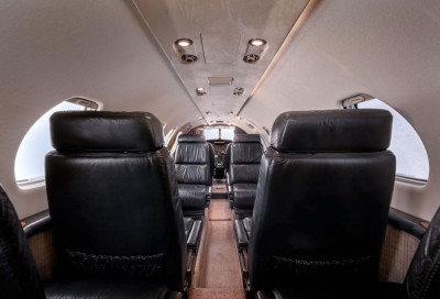 1986 Cessna Citation SII: Cabin View from Aft