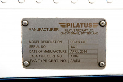 2014 Pilatus PC-12/47E: 