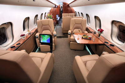 2005 Bombardier Global 5000: Main cabin