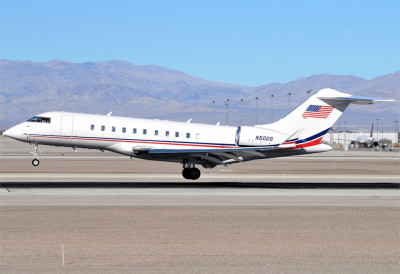 2005 Bombardier Global 5000: Exterior, landing