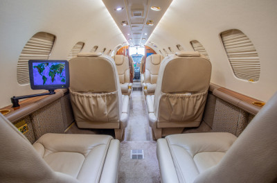 1992 Cessna Citation V: Cabin view from aft