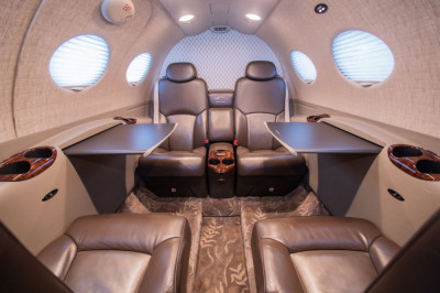 2012 Cessna Citation Mustang: Interior, cabin from fwd, both tables