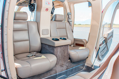 2011 Bell 407: Cabin Corporate Seating