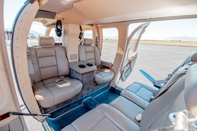 2011 Bell 407: Cabin Corporate Seating