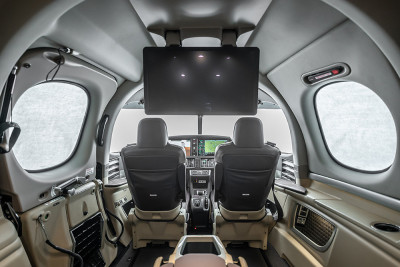 2019 Cirrus Vision Jet: Interior - Forward Facing with Display Shown