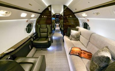 2015 Gulfstream G550: Aft cabin looking forward