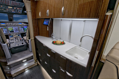 2013 Gulfstream G280: Galley w/Touch Screen Control Panel