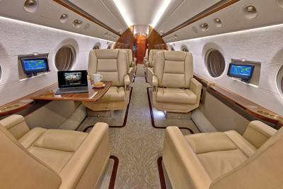 2007 Gulfstream G450: G450-4087 Main Interior Aft