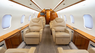 2013 Bombardier Challenger 300: Cabin After View