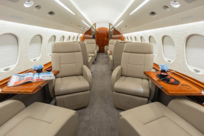 2015 Dassault Falcon 7X: Forward Cabin Aft View Seats For Conference