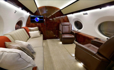 2017 Gulfstream G650ER: Aft cabin looking aft