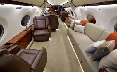 2017 Gulfstream G650ER: Aft cabin looking forward