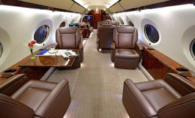 2019 Gulfstream G650ER: Forward cabin looking aft