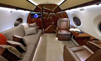 2019 Gulfstream G650ER: Aft cabin looking aft
