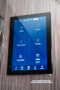 2018 Gulfstream G650ER: Cabin Master Touchscreen Control - Galley