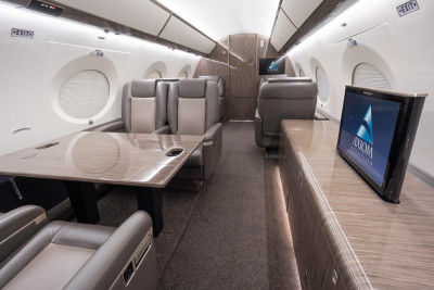 2018 Gulfstream G650ER: Mid Cabin Forward View