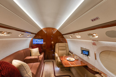 2015 Gulfstream G550: N900AL - Interior Aft
