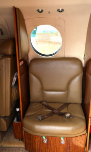 2014 Beechcraft King Air C90GTx: Belted side-facing lav
