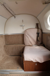 2014 Beechcraft King Air C90GTx: Single seat in the baggage area
