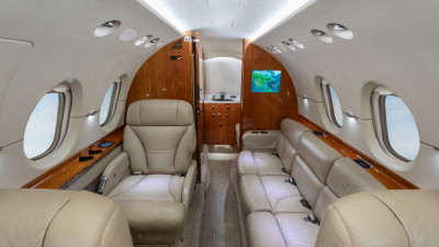 2007 Hawker 850XP: Aft Cabin Aft View