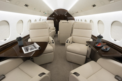 2021 Dassault Falcon 2000LXS: Forward Cabin Aft View - Arranged
