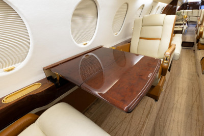 2002 Dassault Falcon 50EX: 2002 Falcon 50EX sn 318 reg P4-BAA - Intr Passenger Seating with Pullout Table