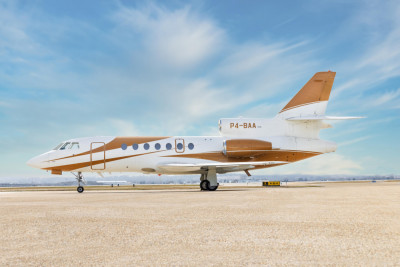 2002 Dassault Falcon 50EX: 2002 Falcon 50EX sn 318 reg P4-BAA - Exterior