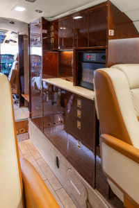 2002 Dassault Falcon 50EX: 2002 Falcon 50EX sn 318 reg P4-BAA - Galley