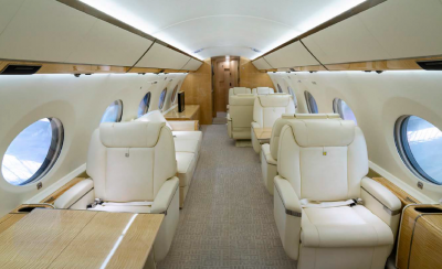 2016 Gulfstream G650ER: Forward cabin looking aft