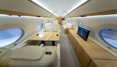 2016 Gulfstream G650ER: Aft cabin looking forward