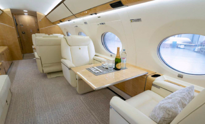 2016 Gulfstream G650ER: Mid cabin looking aft