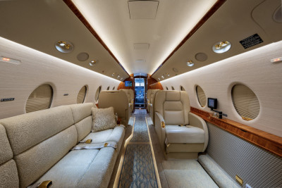 2008 Gulfstream G200: 2007/08 G200 SN 182 Reg N766WS Intr