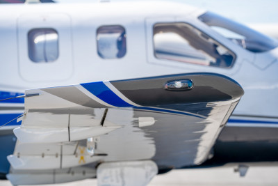 2012 Daher-Socata TBM 850 Elite: TBM 850 SN 616 N850RP Wing